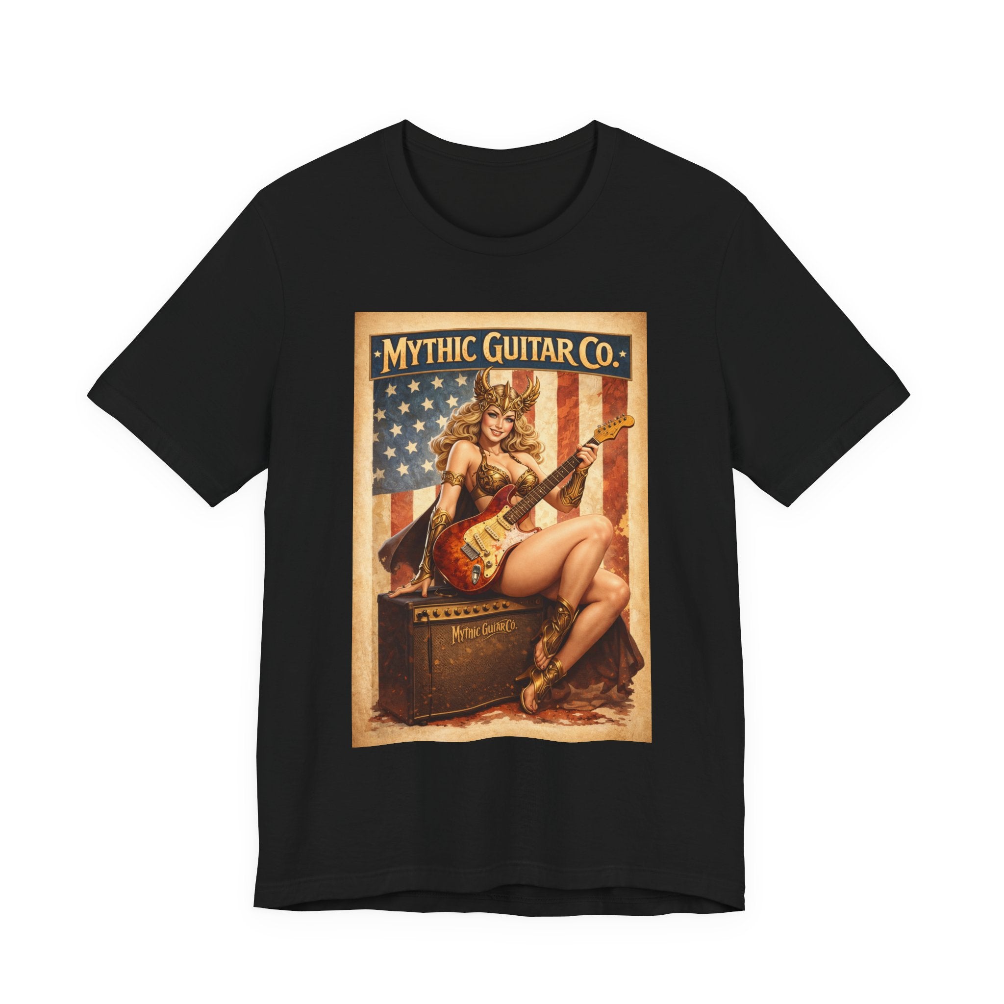 An image of Mythic Goddess Pinup T-shirt