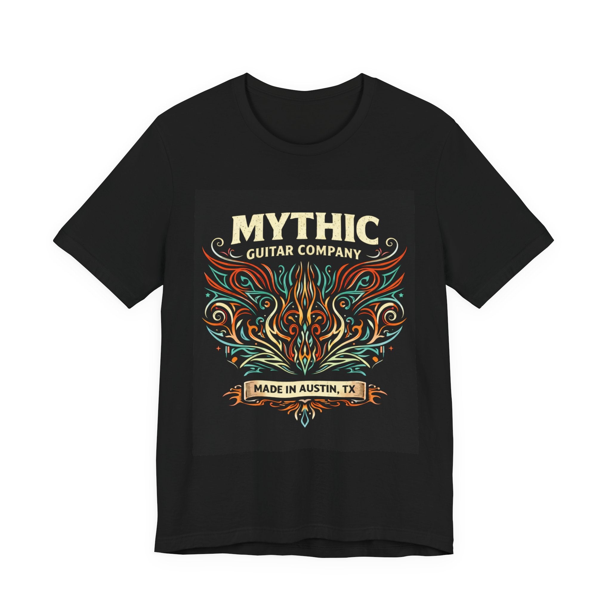 An image of Mythic Guitar Company Pinstripe T-shirt